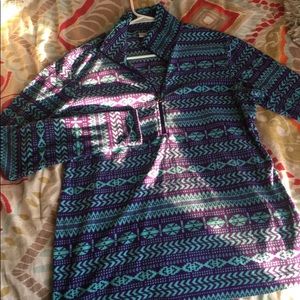 Purple & Blue Columbia Quarter Zip
